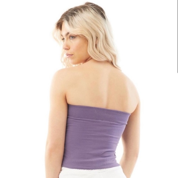 Adidas Tube Crop Top - Picture 2 of 3